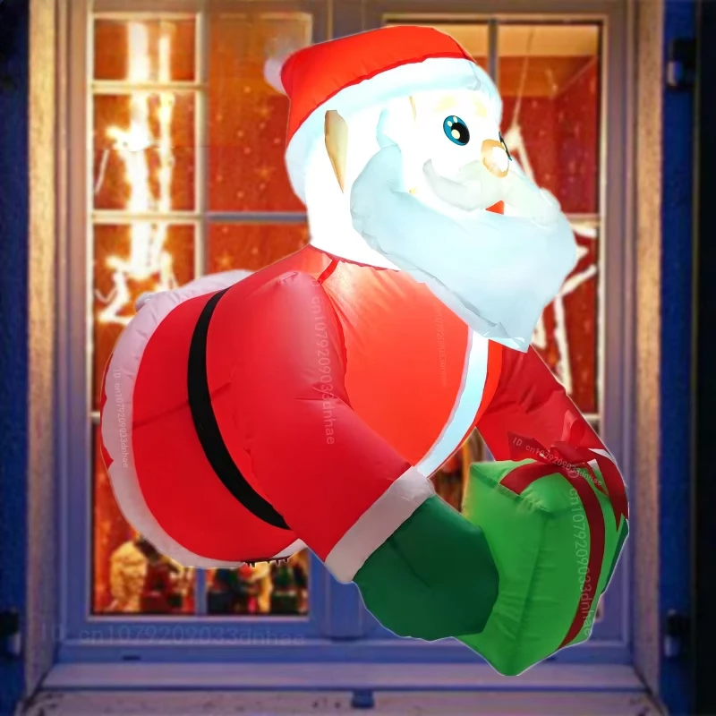 SpooLeigh Co.™- Multiple Christmas Decoration Inflatable Snowman Penguin Built-in LED Lights