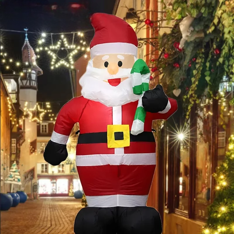 SpooLeigh Co.™- Multiple Christmas Decoration Inflatable Snowman Penguin Built-in LED Lights